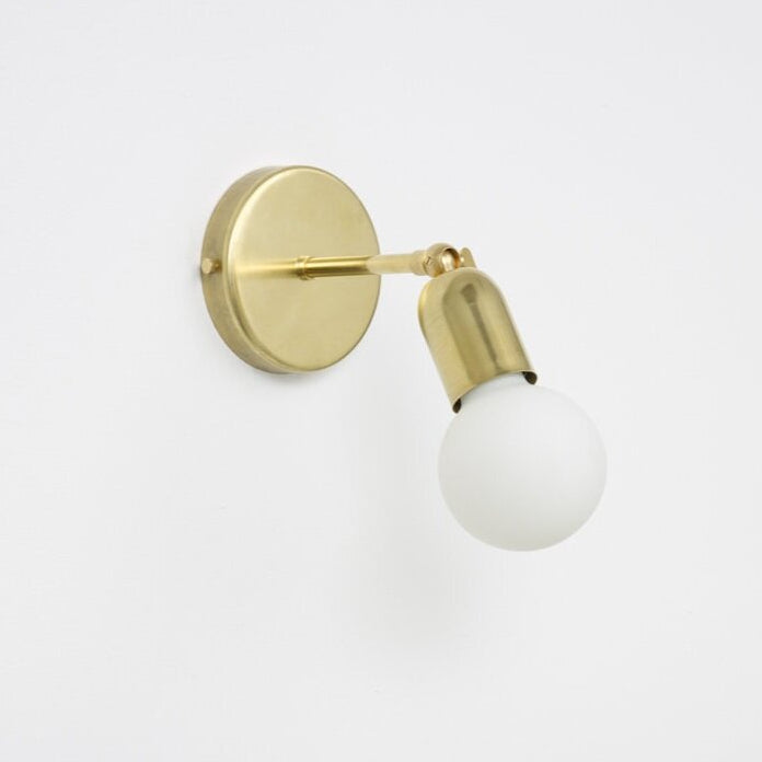 Adjustable Rounded Lampholder Wall Light