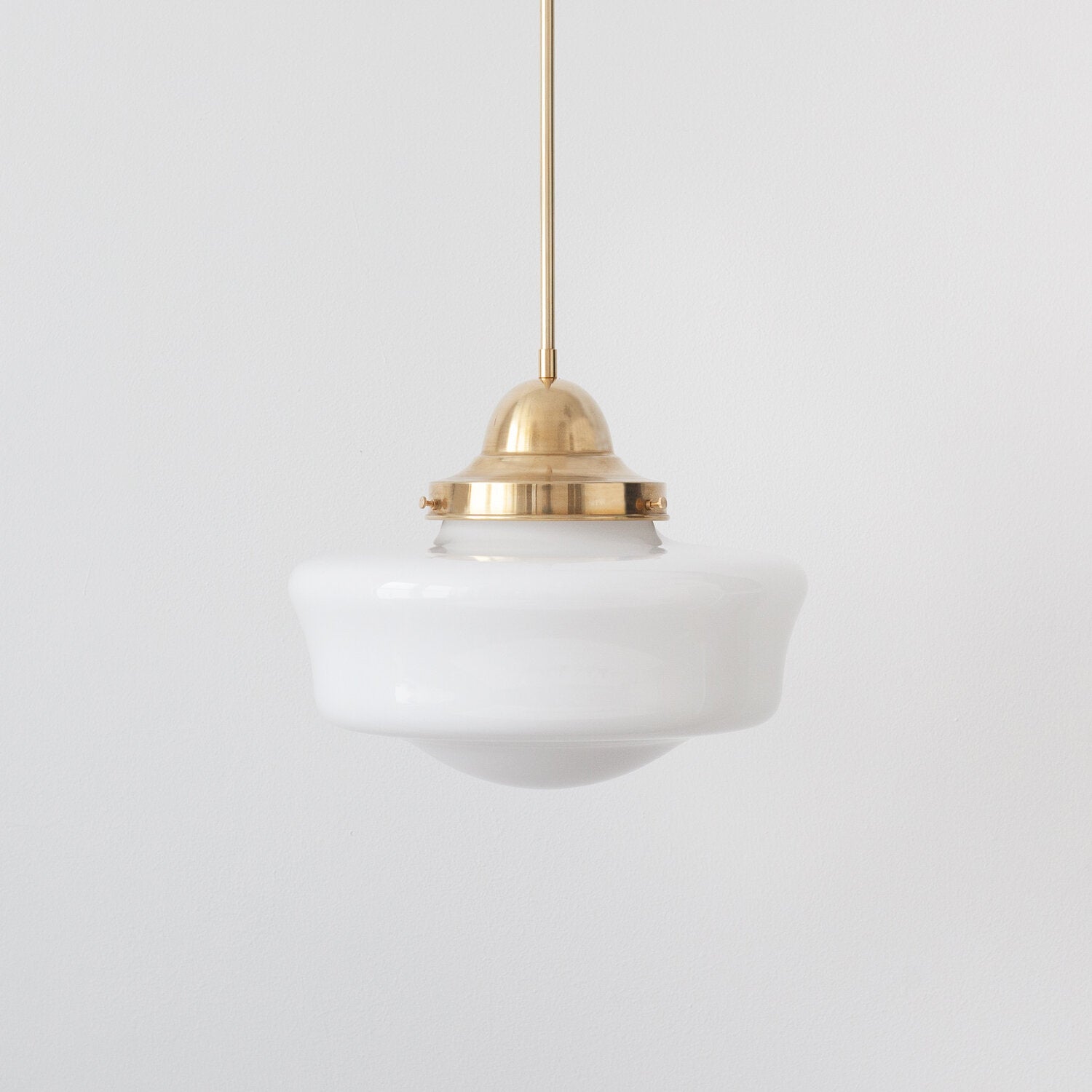 Apollo Medium Pendant Light - Opal Glass