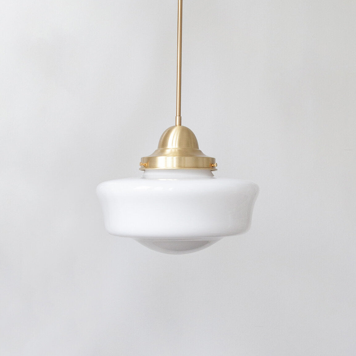 Apollo Medium Pendant Light - Opal Glass