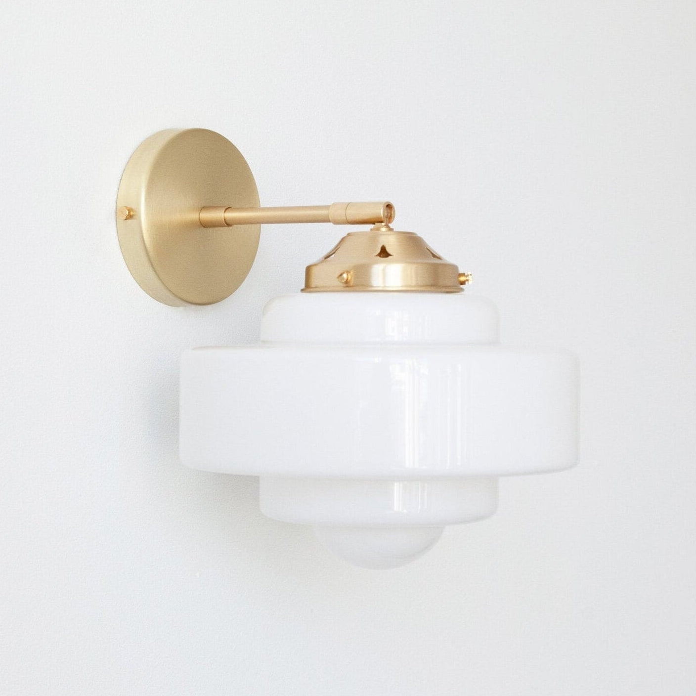 Atlas Wall Light - Opal Glass
