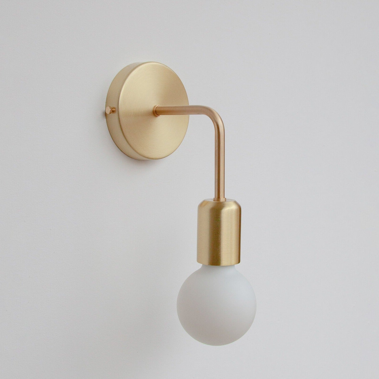 Bold as Brass Wall Light
