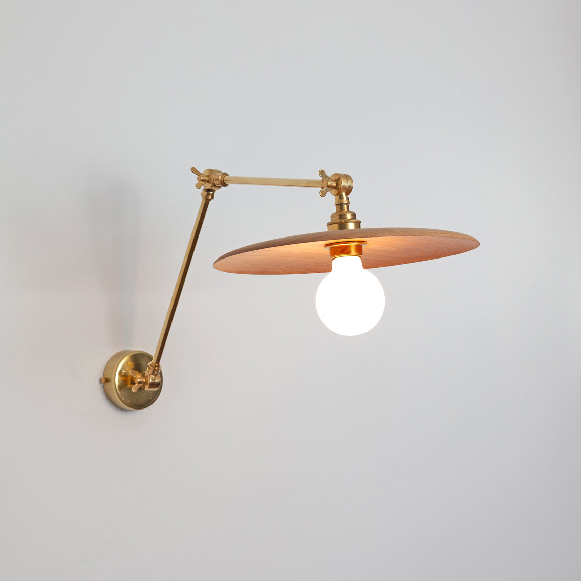 Cara Adjustable Stemmed Wall Light