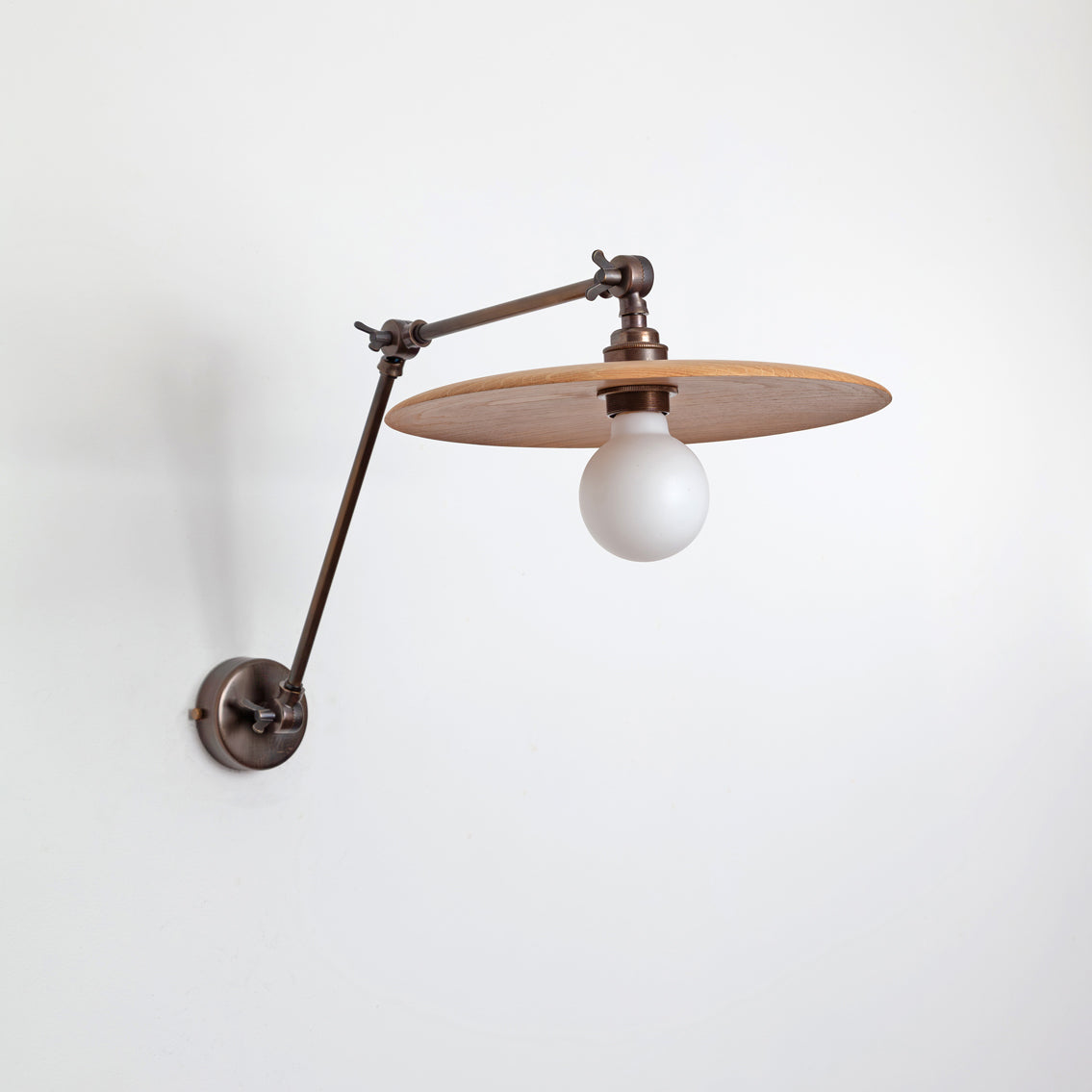 Cara Adjustable Stemmed Wall Light