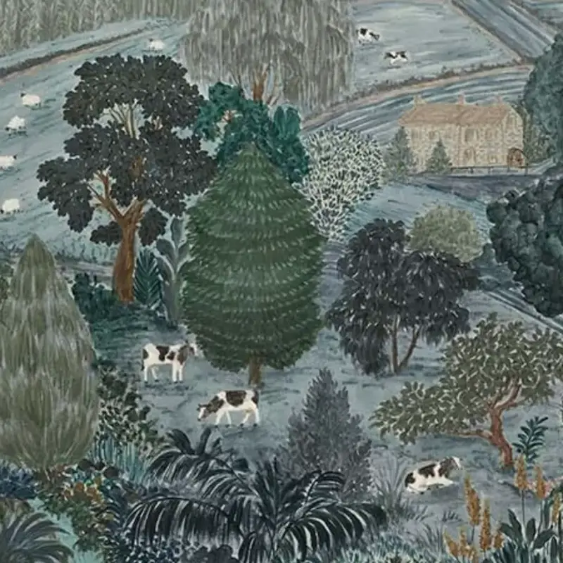 Toothill in Bonbon | Wallpaper Mural on Matte Uncoated