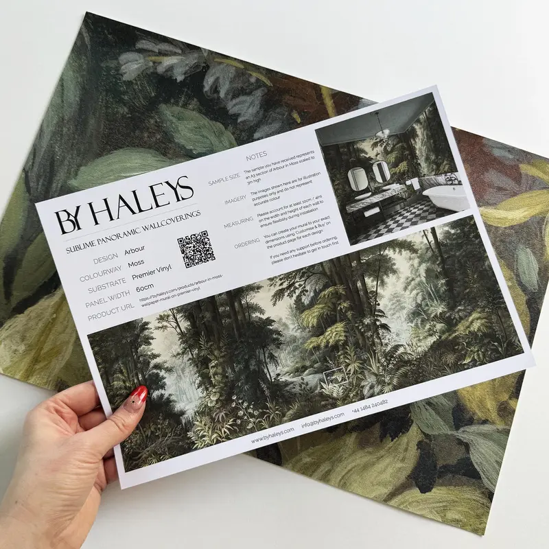 Arbour in Moss | Wallpaper Mural on Premier Vinyl