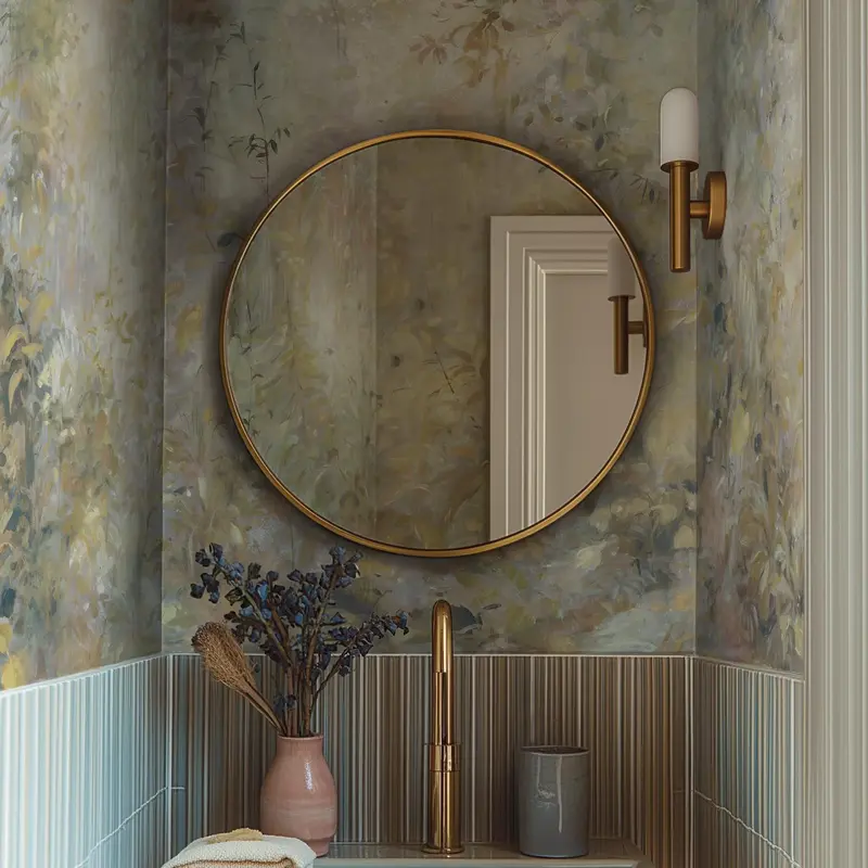 Eden in Opal | Wallpaper Mural on Premier Vinyl