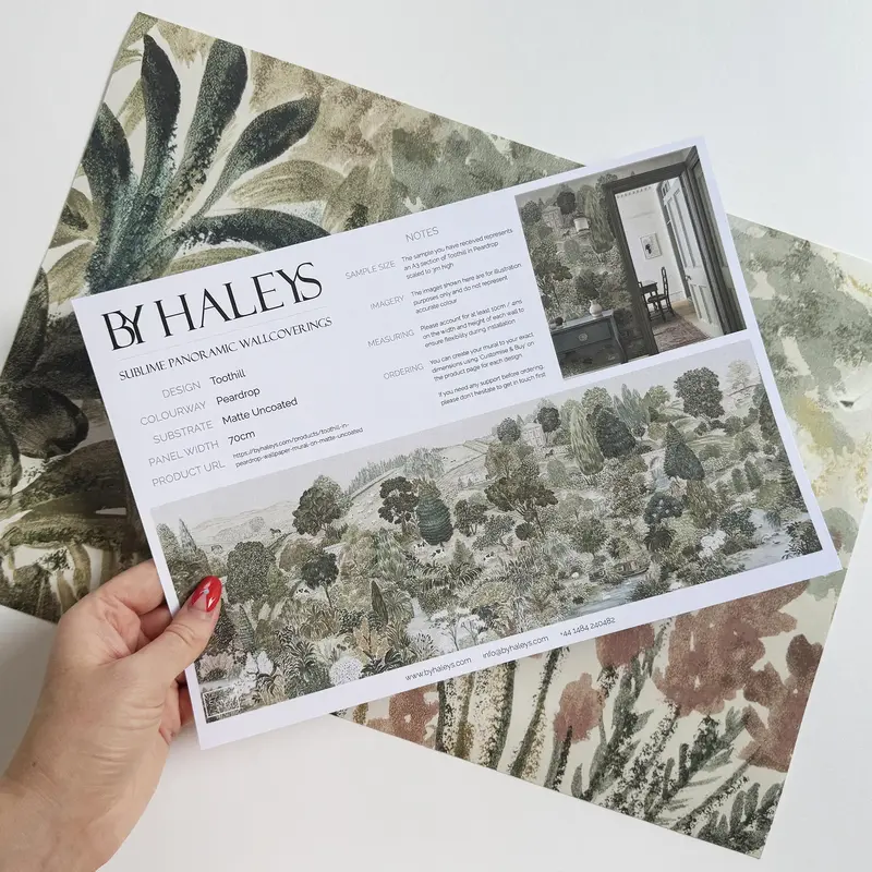 Toothill in Peardrop | Wallpaper Mural on Matte Uncoated