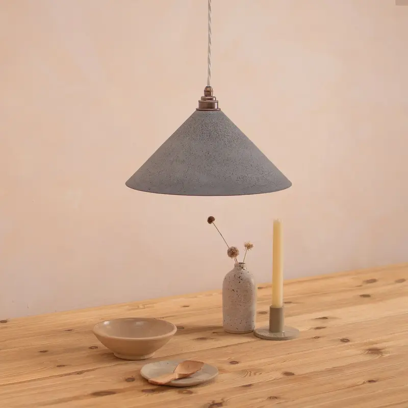 Large Rocco Light - Concrete Grey