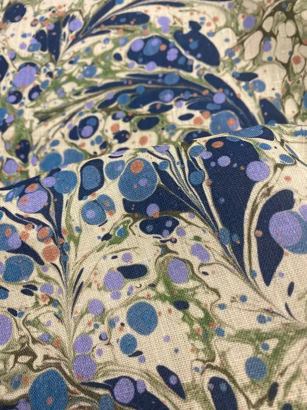 Juniper Blue Anise Linen 