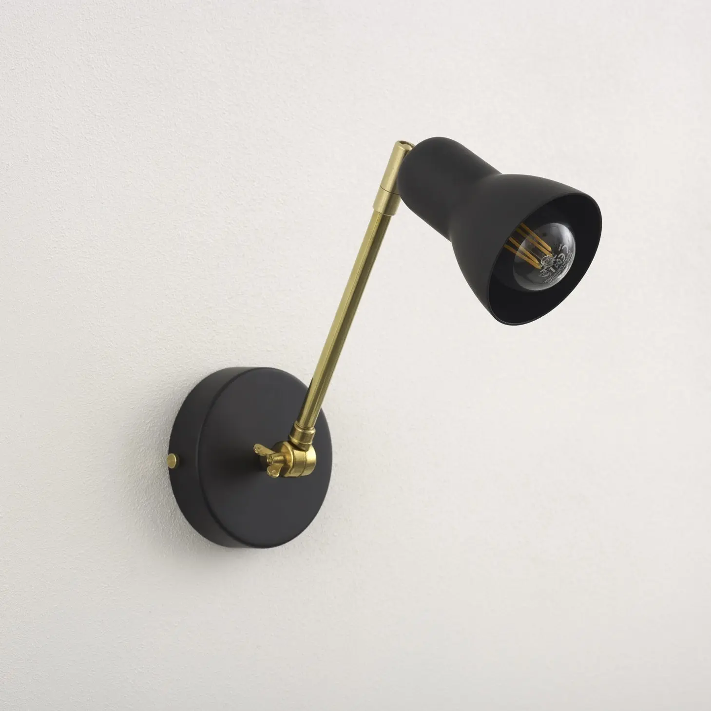 Inspector Adjustable Wall Light - Black