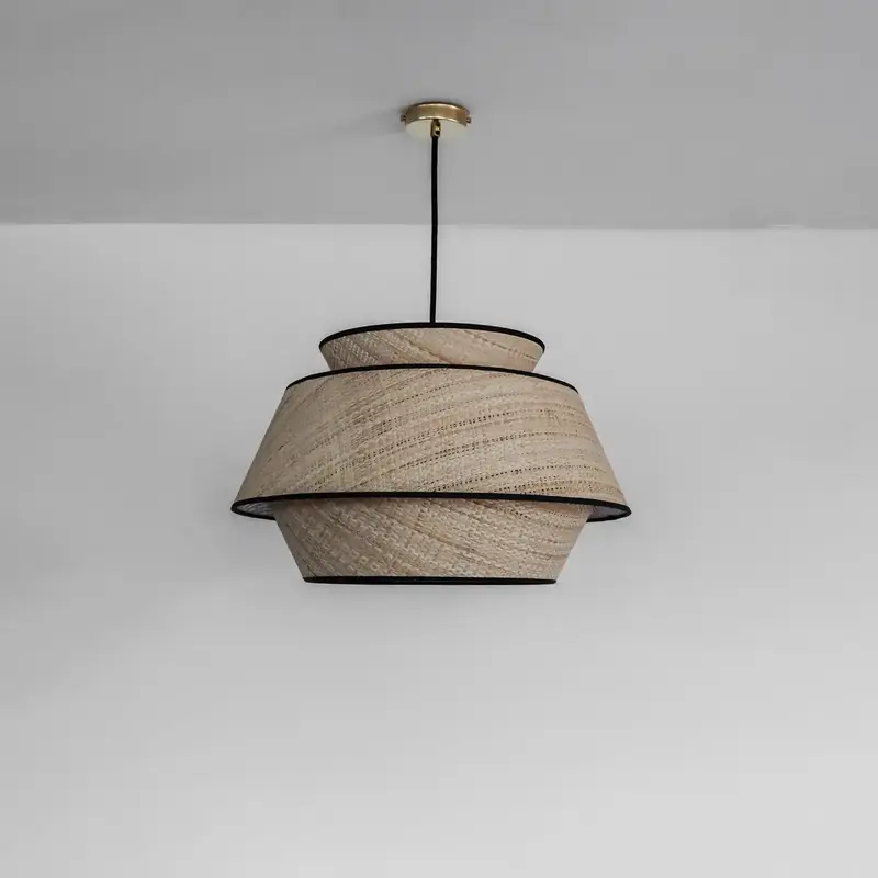 Ashford Raffia Shade Pendant Light