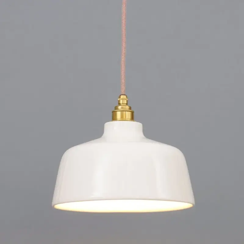 Belle Pendant Light - White Ceramic