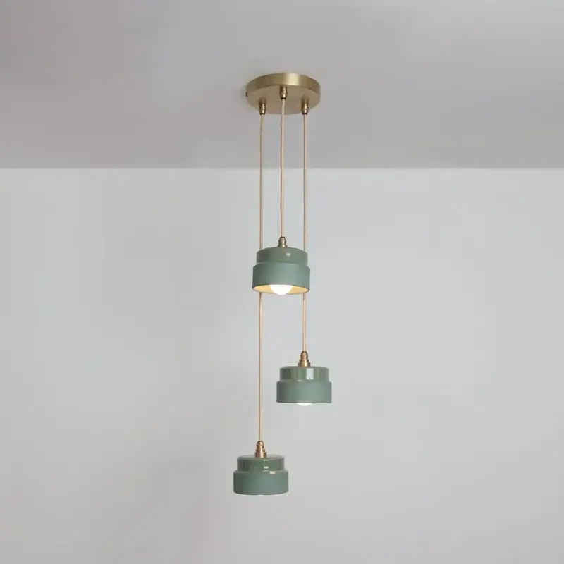 Bex Triple Drop Pendant - Ceramic