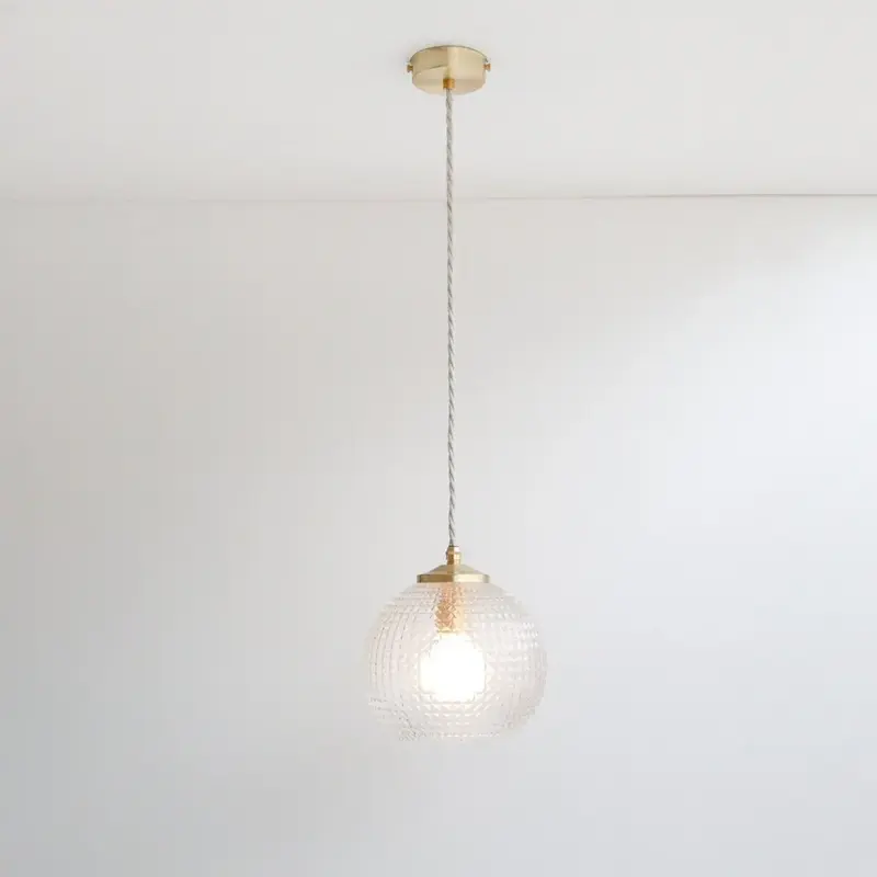 Diamond Glass Pendant Light