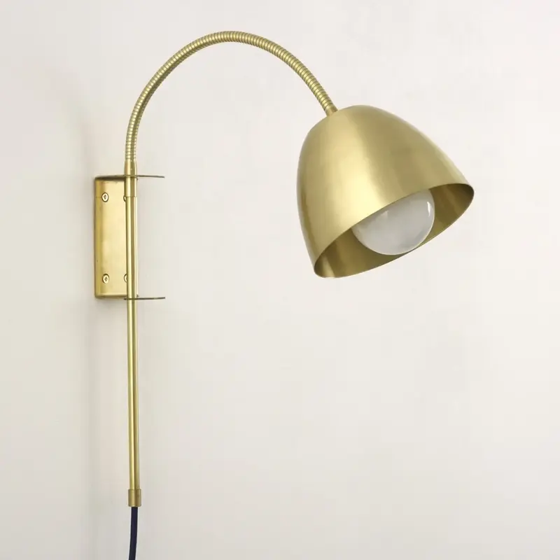 Flexi Neck Swing Arm Wall Light - Bracketed