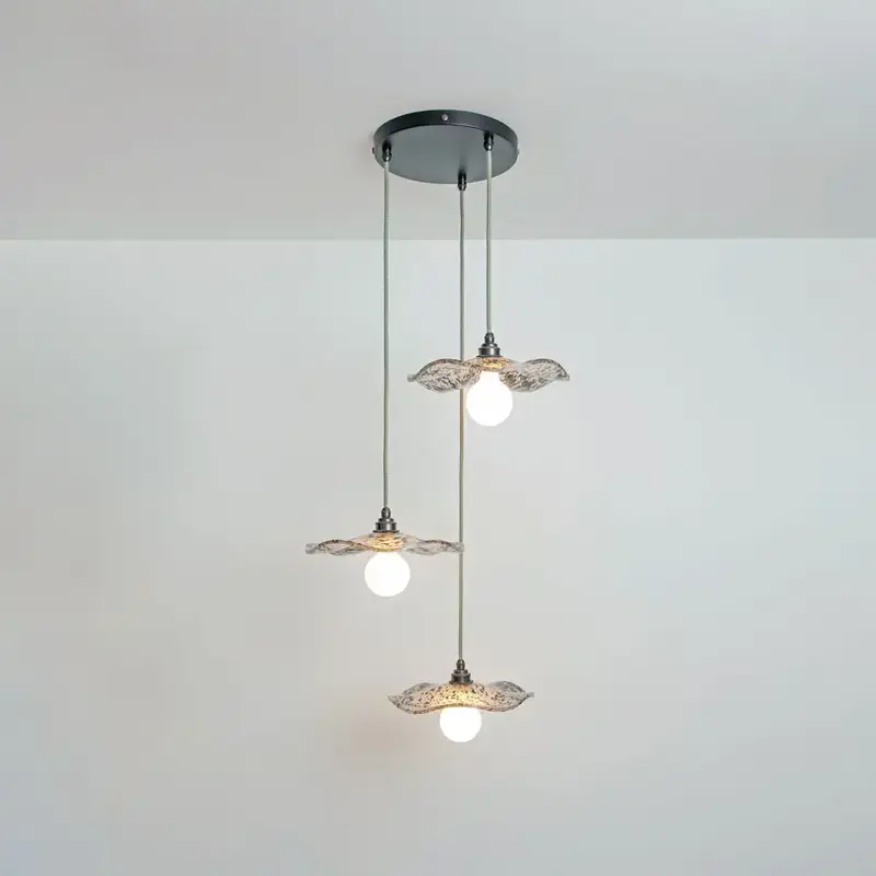 Florence Triple Drop Pendant - Onyx Black