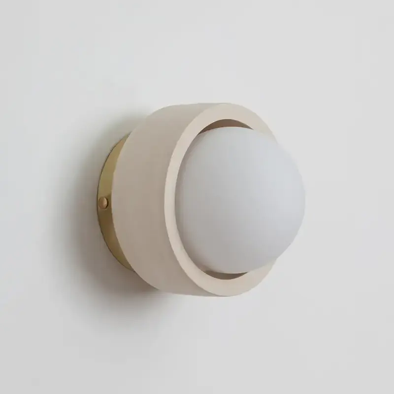 Pearla Flush Wall Light - Ceramic