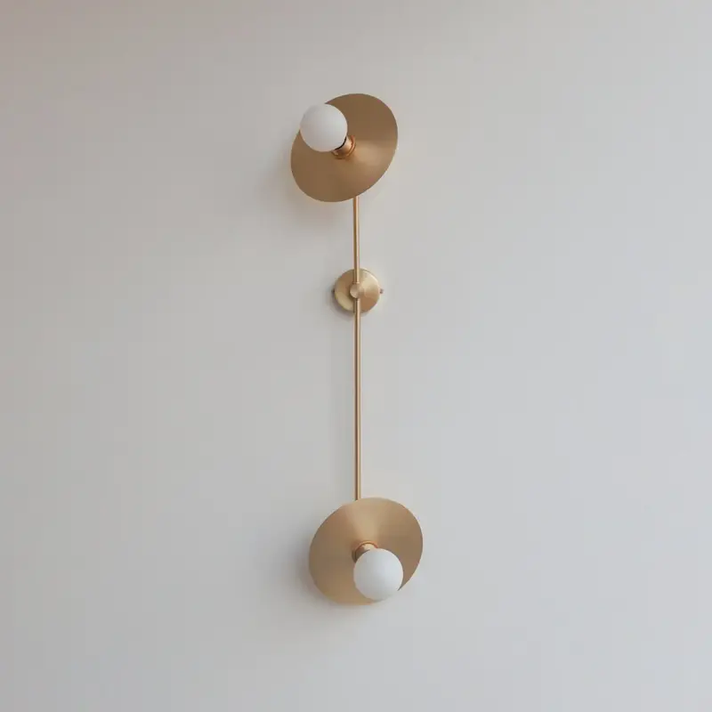 Radial Adjustable Double Arm Wall Light