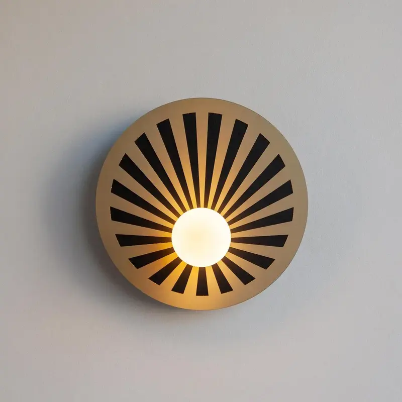 Sunburst Arc Wall Light - Colour Series