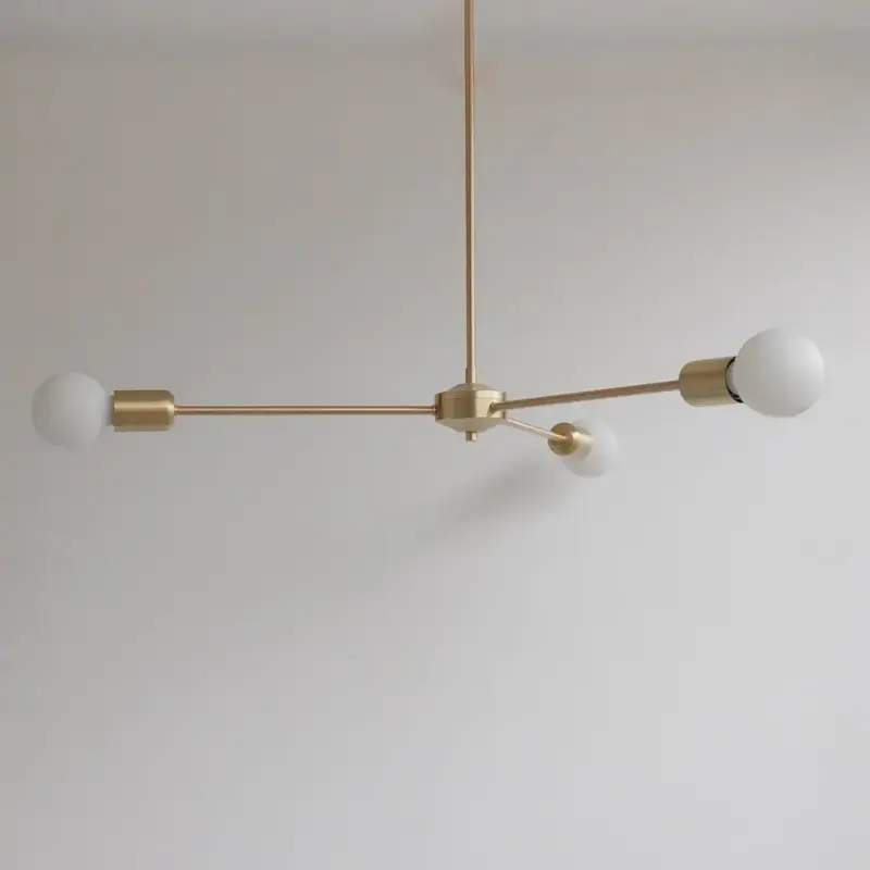 Triple Arm Chandelier