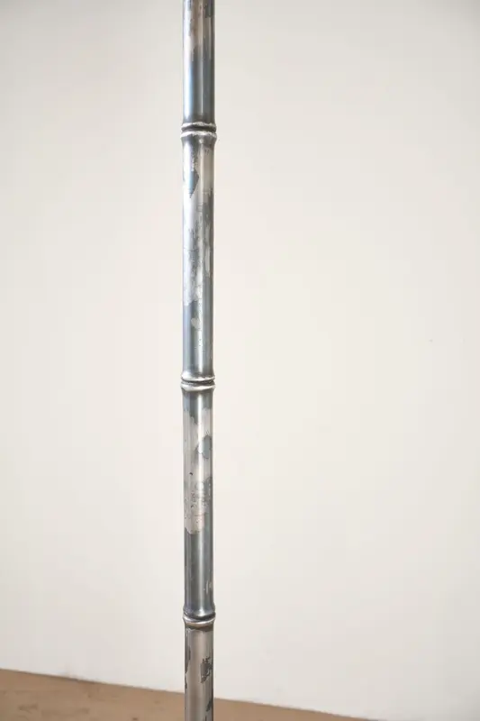 Bespoke Forged steel faux Bamboo floor lamp