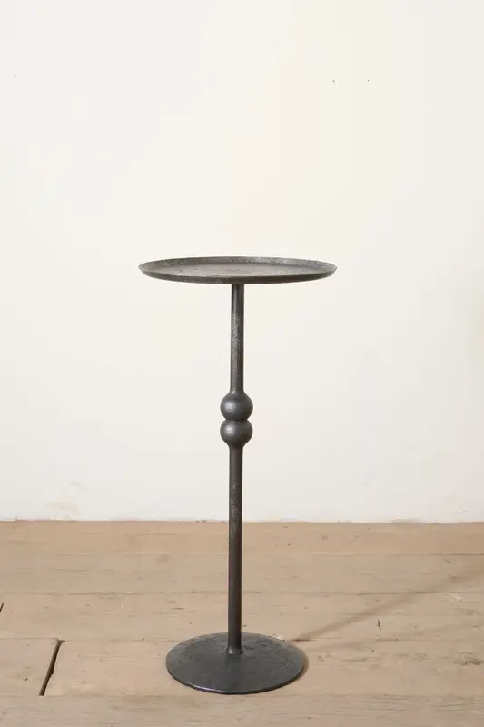 The Brokkr Forged Steel Martini Table - Heavy texture
