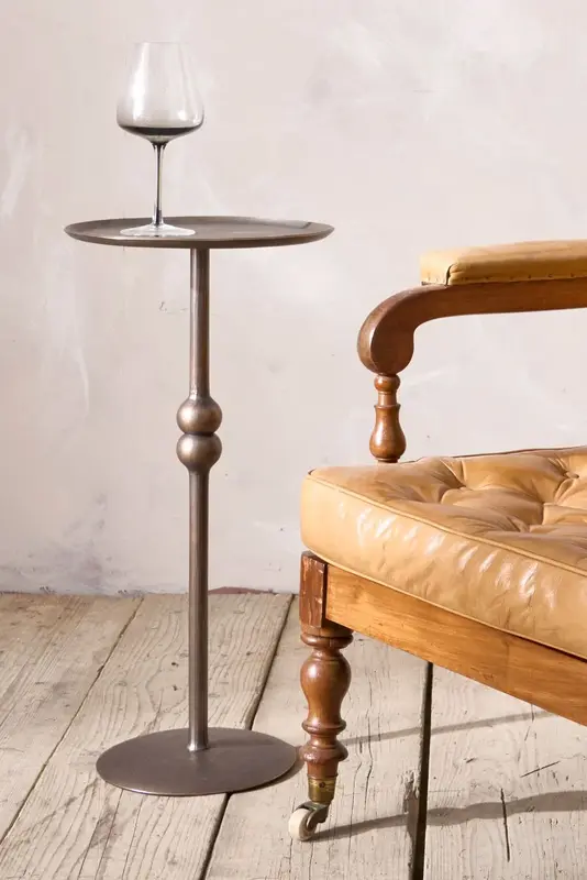 The Brokkr Martini table in Bronze - Inverted