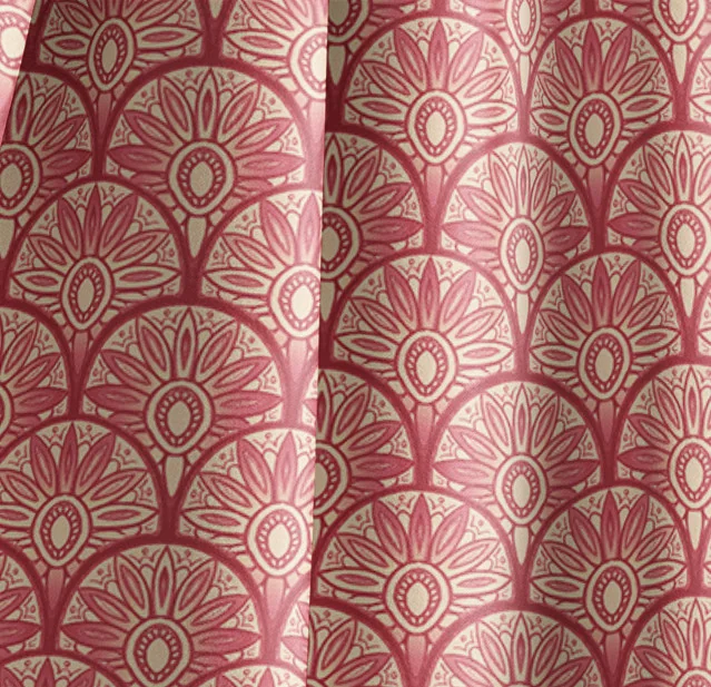 Floral Burst Juniper Velvet Shimmer