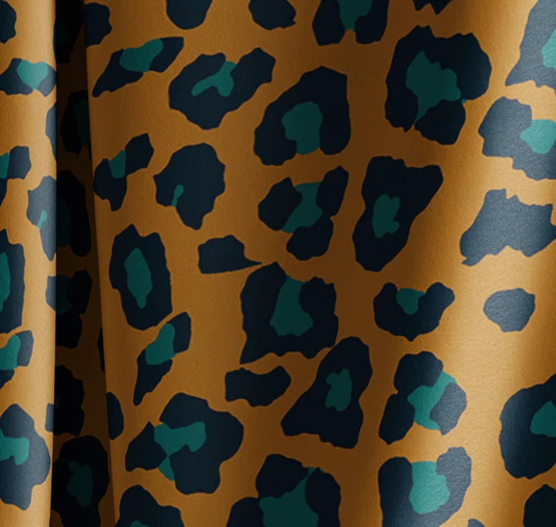 Leopard Golden Velvet 