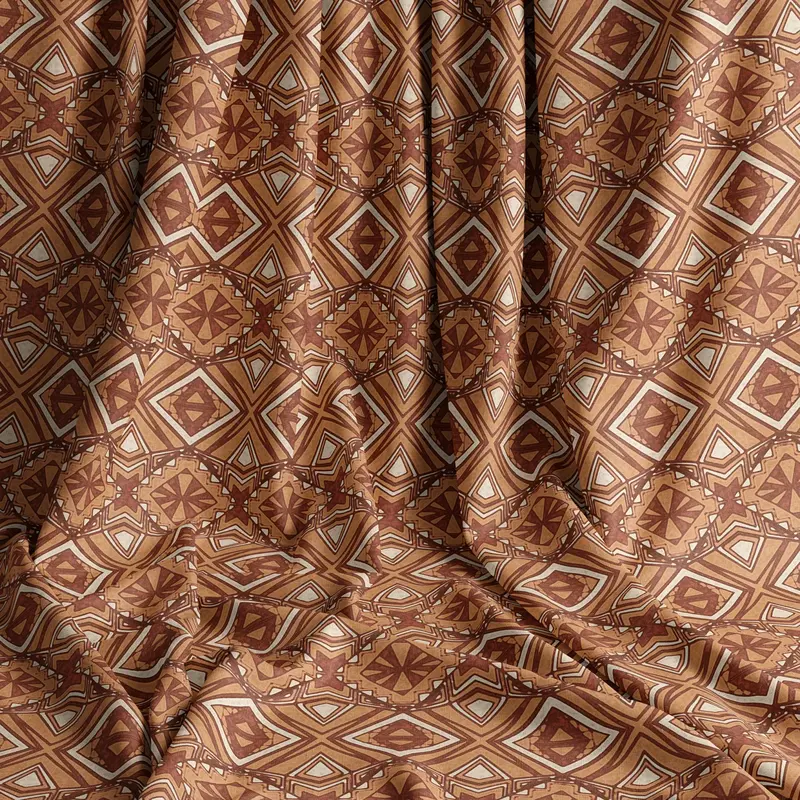 Deco Diamond Oxide Natural Cotton Linen Mix