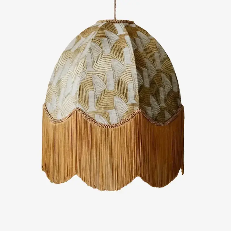 The Brigitte Fringed Lampshade