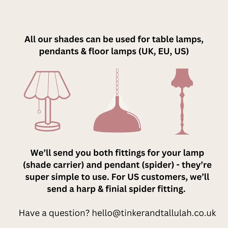 The Peggy Pink Silk Lampshade