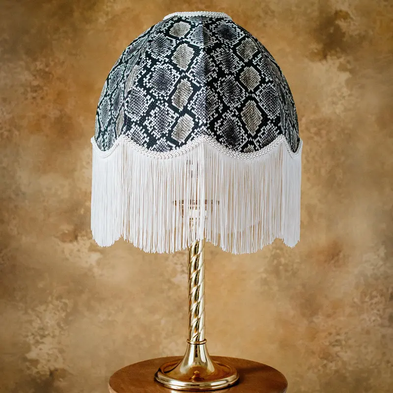 The Bianca Fringed Lampshade