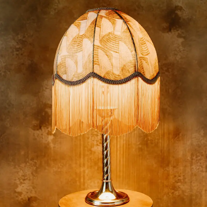 The Brigitte Fringed Lampshade