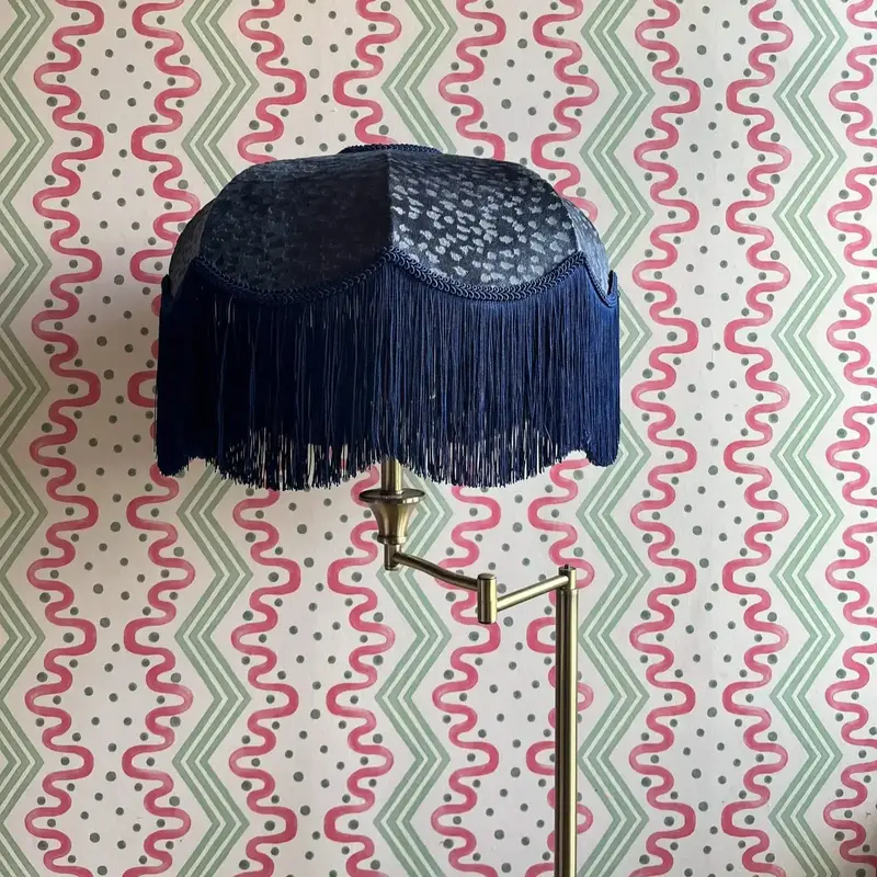 Lighting — fringed lampshades
