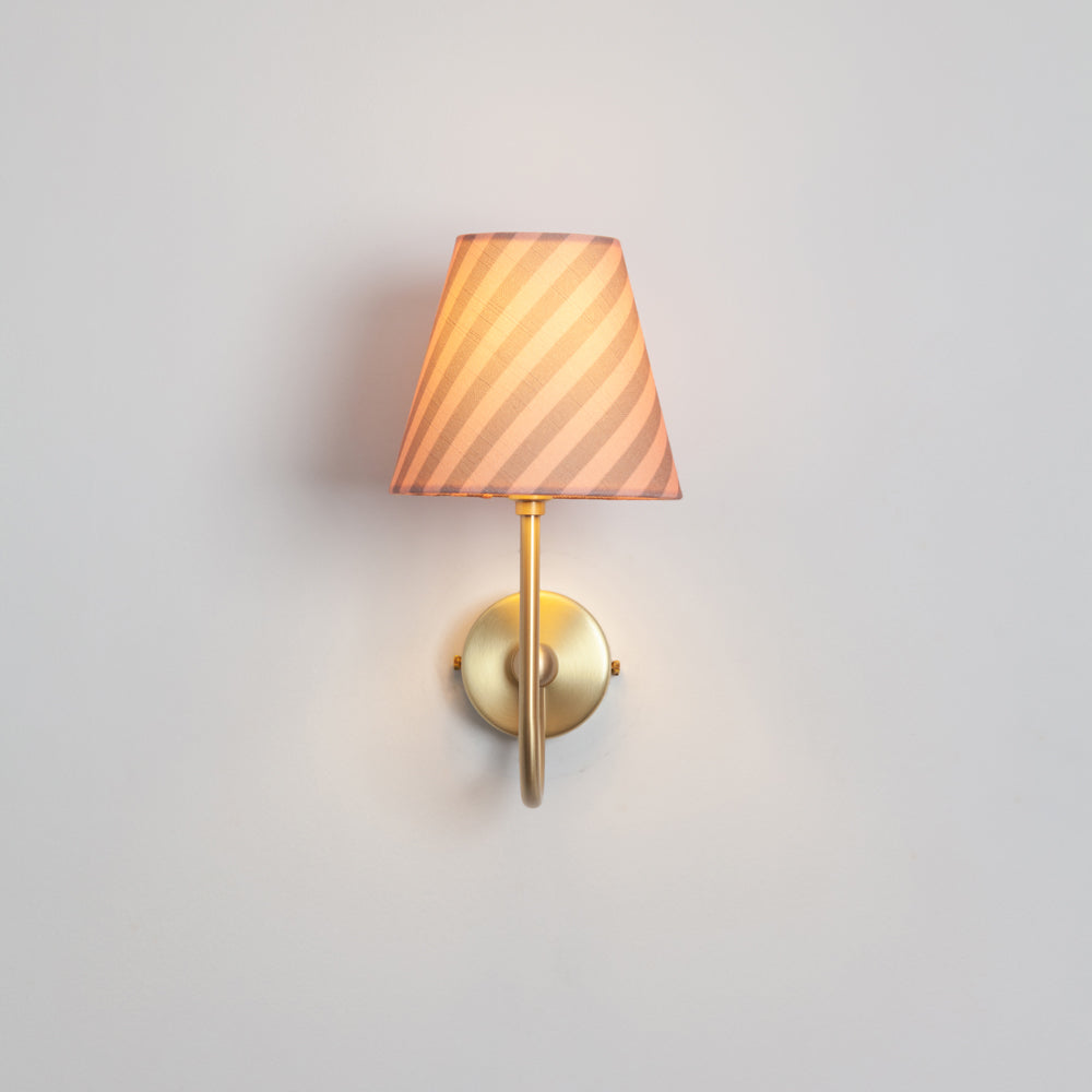 Juno Wall Light - Striped Linen