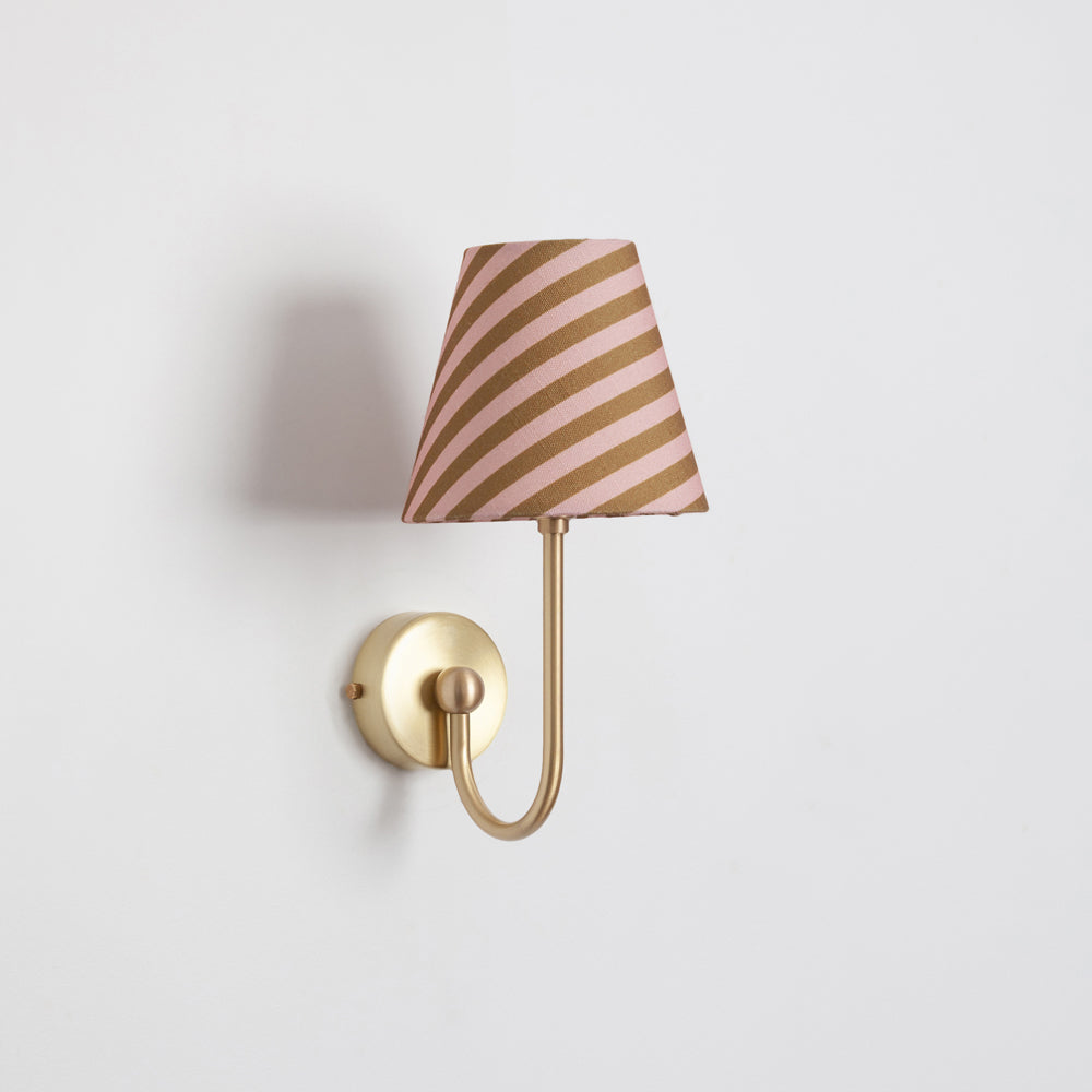 Juno Wall Light - Striped Linen