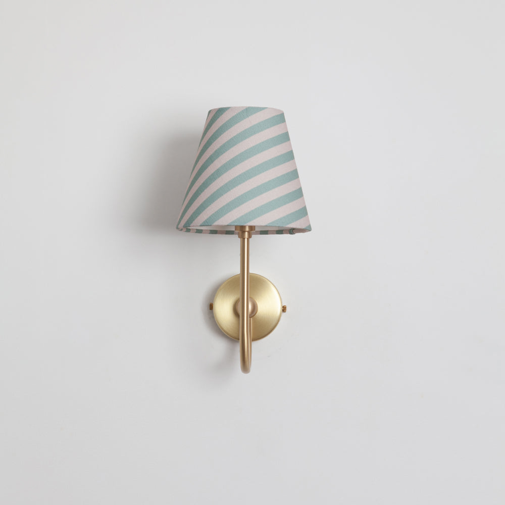 Juno Wall Light - Striped Linen
