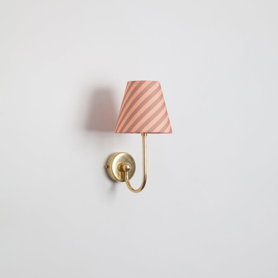 Juno Wall Light - Striped Linen