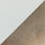 Oyster White & Raw Brass