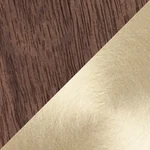Walnut & Brass